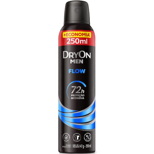 Desodorante Dryon Men Flow Aerossol 250ml