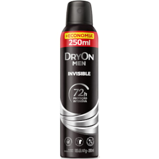 Desodorante Dryon Men Invisible Aerossol 250ml