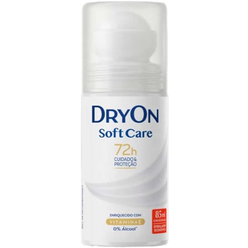 Desodorante Dryon Soft Care Roll-On Feminino 85ml