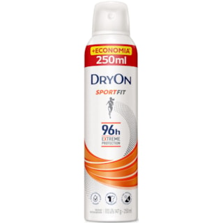 Desodorante Dryon Sport Fit Feminino Aerossol 250ml