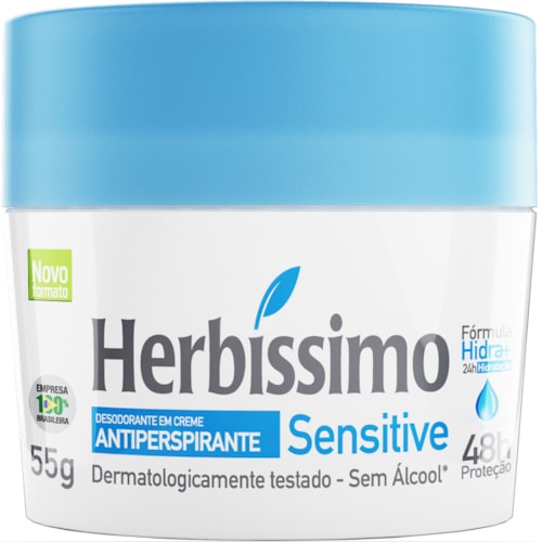 Desodorante em Creme Herbíssimo Sensitive 55g