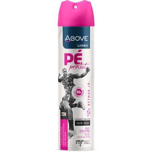 Desodorante Feminino Above Aerossol para Pés Neymar Jr. 150ml