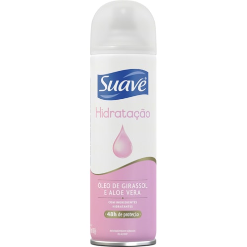 Desodorante Feminino Aerossol Suave Hidratação 87g