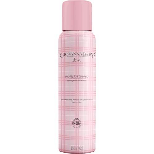 Desodorante Feminino Giovanna Baby Classic Aerossol 150ml