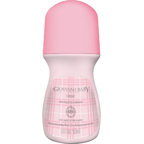 Desodorante Feminino Giovanna Baby Classic Roll On 50ml