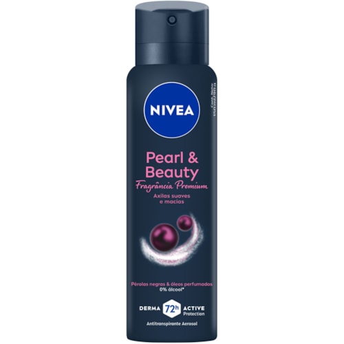 Desodorante Feminino Nivea Aerossol Black Pearl 150ml