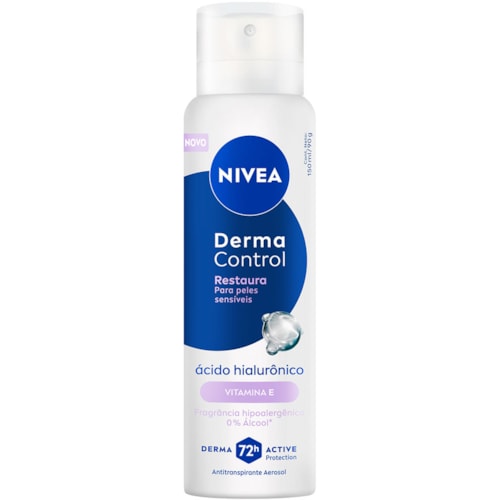 Desodorante Feminino Nivea Derma Control Restaura Aerossol 150ml