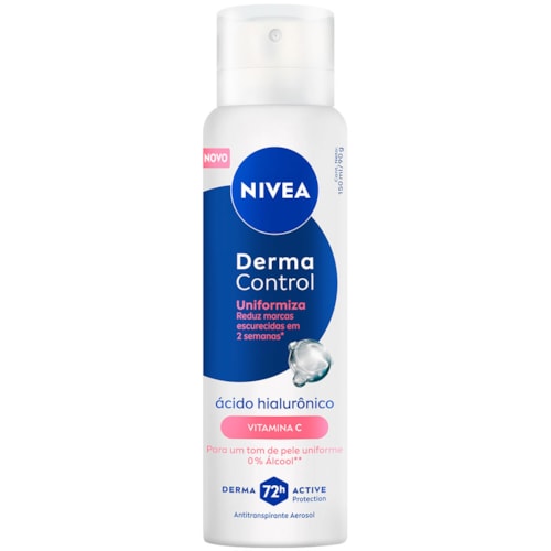 Desodorante Feminino Nivea Derma Control Uniformiza Aerossol 150ml