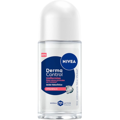 Desodorante Feminino Nivea Derma Control Uniformiza Rollon 150ml