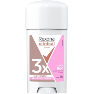 Desodorante Feminino Rexona Clinical Classic Creme 58g