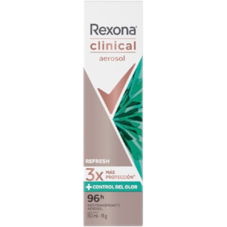 Desodorante Feminino Rexona Clinical Refresh Aerossol 150ml