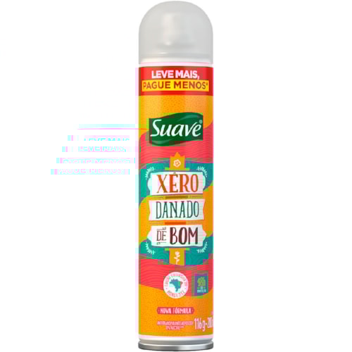 Desodorante Feminino Suave Aerossol Xêro Danado De Bom 200ml