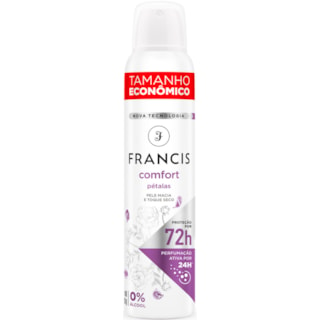 Desodorante Francis Comfort Pétalas Aerossol 200ml