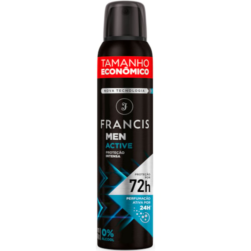 Desodorante Francis Men Active Aerossol 200ml