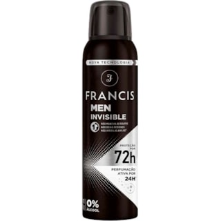 Desodorante Francis Men Invisible Aerossol 200ml