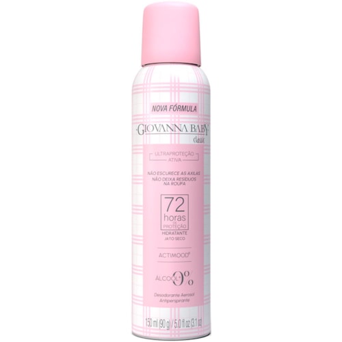 Desodorante Giovanna Baby Blue Aerossol Feminino 150ml