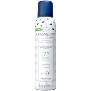 Desodorante Giovanna Baby Blueberry Aerossol Feminino 150ml
