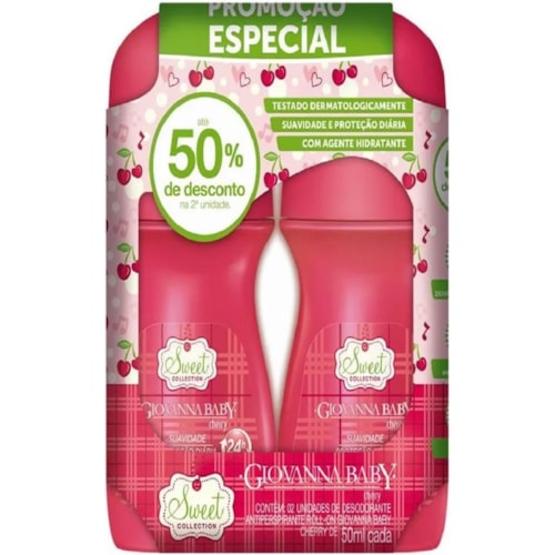 Desodorante Giovanna Baby Cherry 2x50ml