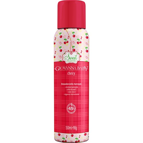 Desodorante Giovanna Baby Cherry Feminino Aerossol 150ml