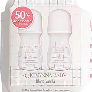 Desodorante Giovanna Baby Vanilla Roll-On 2x50ml
