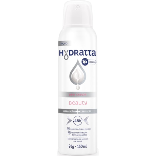 Desodorante Hydratta Beauty Deo Cream Aerossol 150ml