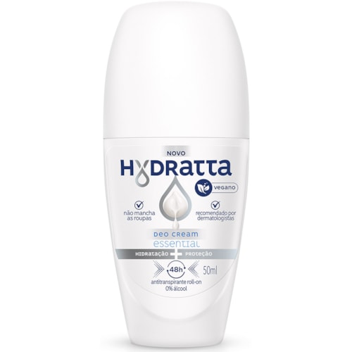 Desodorante Hydratta Essential Deo Cream Roll-On 50ml