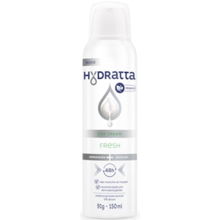 Desodorante Hydratta Fresh Deo Cream Aerossol 150ml