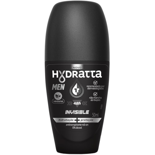 Desodorante Hydratta Men Invisible Roll-On 50ml