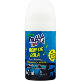 Desodorante Infantil Tra-La-La Kids Bom de Bola Roll-On 65ml