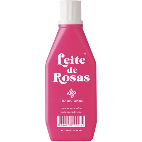 Desodorante Leite de Rosas Loção 60ml