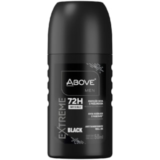 Desodorante Masculino Above Extreme Black Roll On 50ml