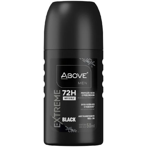 Desodorante Masculino Above Extreme Black Roll On 50ml