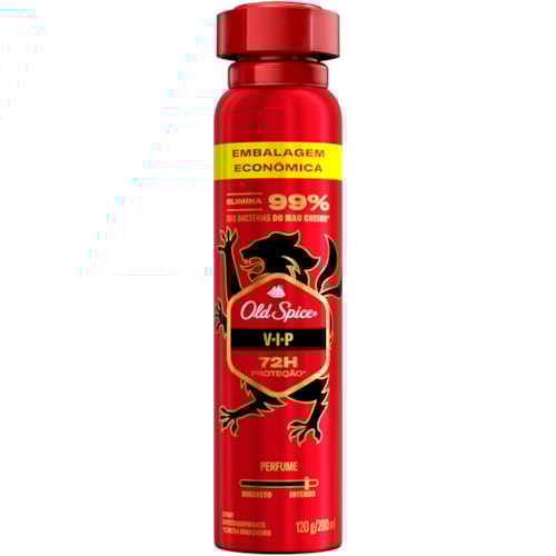 Desodorante Masculino Old Spice Vip Aerossol 200ml