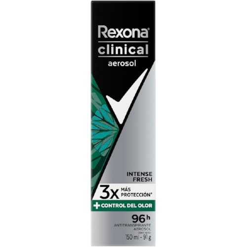 Desodorante Masculino Rexona Clinical Intense Fresh Aerossol 150ml