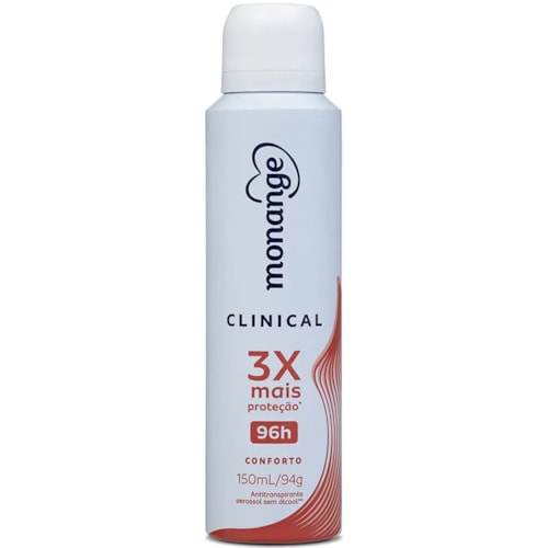 Desodorante Monange Clinical Aerossol Conforto 150ml