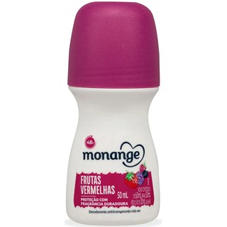 Desodorante Monange Frutas Vermelhas Roll-On Feminino 50ml