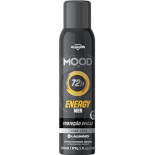 Desodorante Mood Energy Man 72h Aerossol 150ml