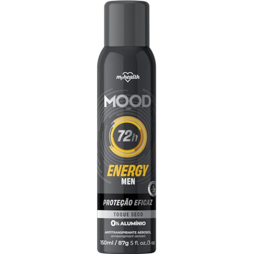 Desodorante Mood Energy Man 72h Aerossol 150ml