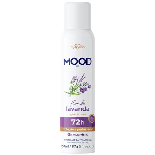 Desodorante Mood Flor de Lavanda 72h Aerossol 150ml