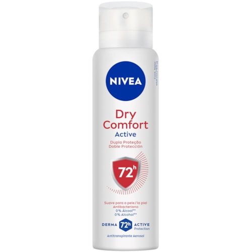 Desodorante Nivea Active Dry Comfort Feminino Aerossol 150ml