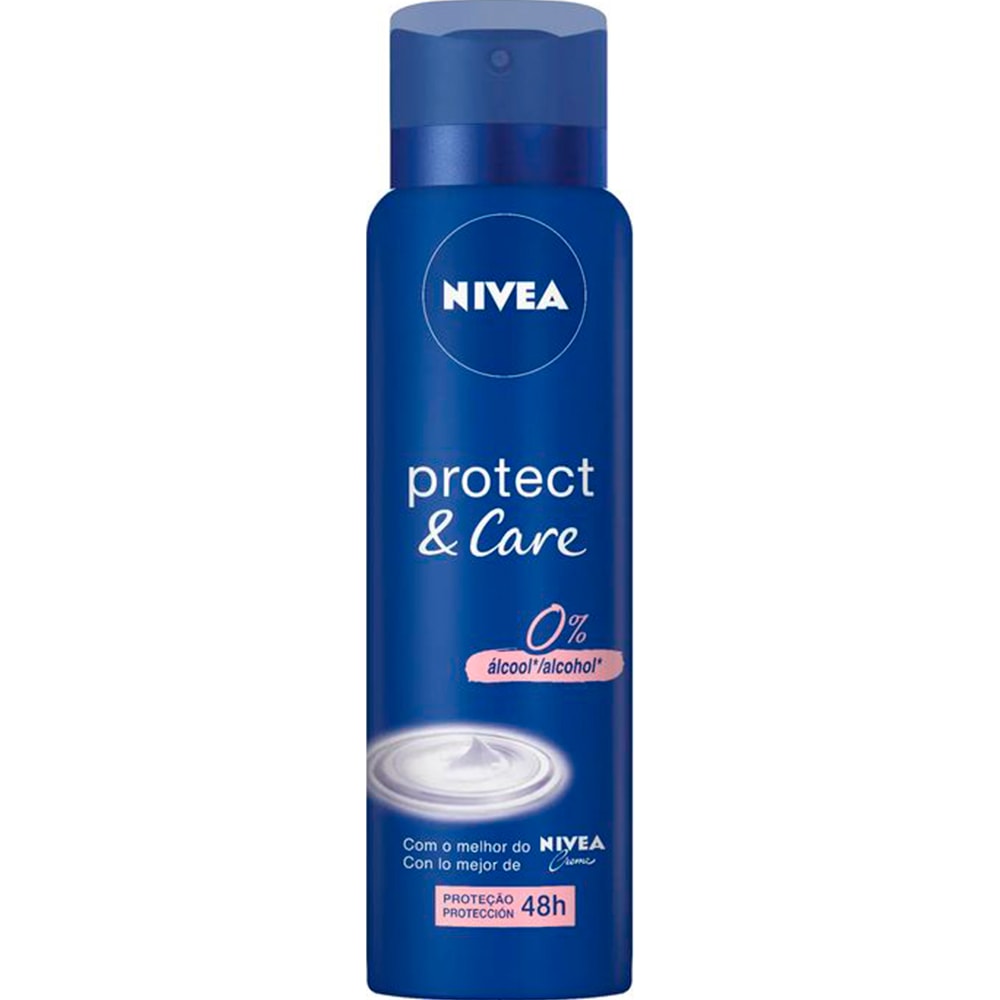 Desodorante Nivea Feminino Deo Protect & Care Aerossol 150ml - Destro