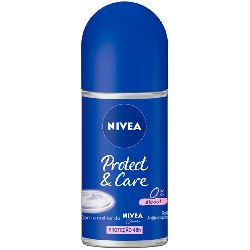 Desodorante Nivea Feminino Deo Protect & Care Roll On 50ml - Destro