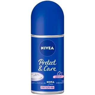 Desodorante Nivea Feminino Deo Protect & Care Roll On 50ml