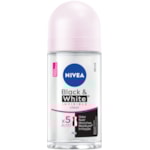 Desodorante Nivea Feminino Roll On Invisible Black & White Clear 50ml