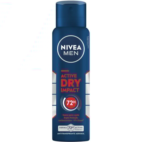 Desodorante Nivea Masculino Aerossol Dry Impact Men 150ml