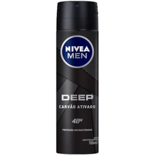 Desodorante Nivea Men Aerossol Deep Carvão Ativado 150ml