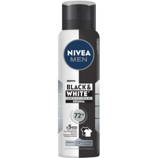 Desodorante Nivea Men Aerossol Invisible Black & White 150ml
