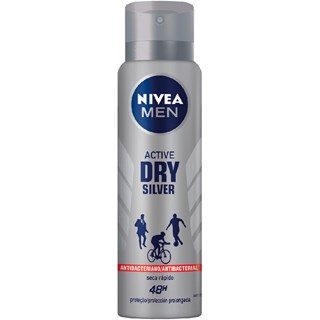 Desodorante Nivea Men Silver Protect Aerossol 150ml