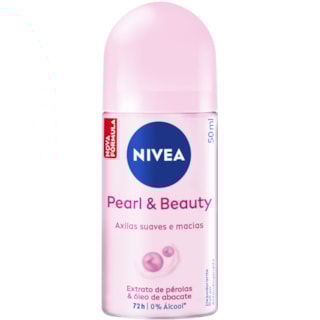 Desodorante Nivea Pearl & Beauty Feminino Roll On 50ml
