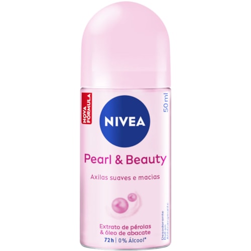 Desodorante Nivea Pearl & Beauty Feminino Roll On 50ml